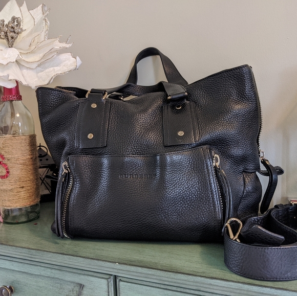 Burberry Handbags - BURBERRY pebble leather Maidstone tote bag